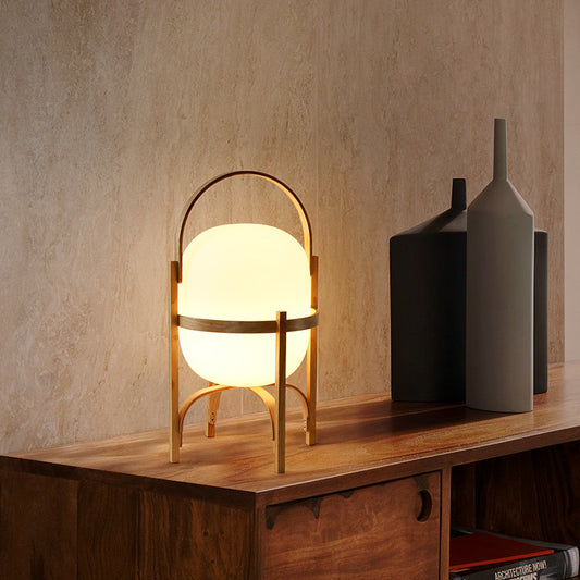 Lantern Wood Lamp