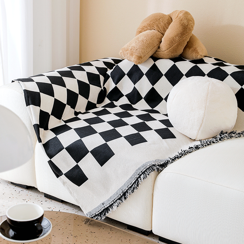 Checkerboard Blanket Throw