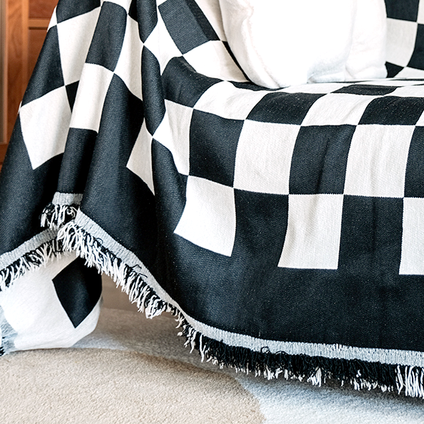 Checkerboard Blanket Throw