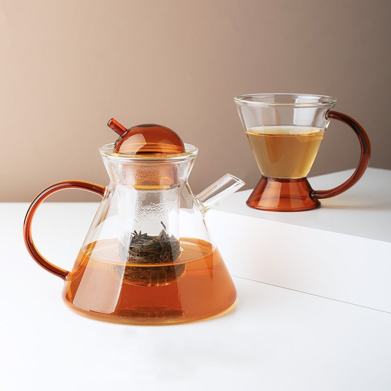 Borosilicate Glass - Glass Teapot 