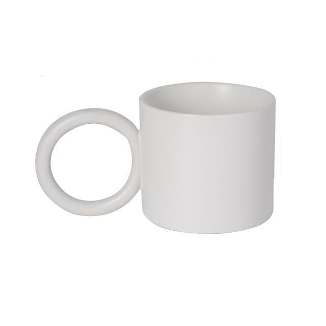 White Ceramic Coffee Mug 