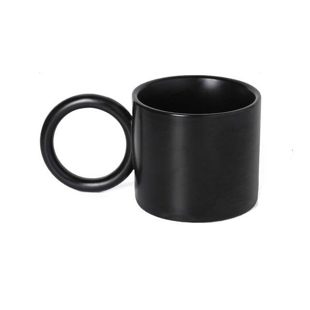 Black Ceramic Coffee Mug 